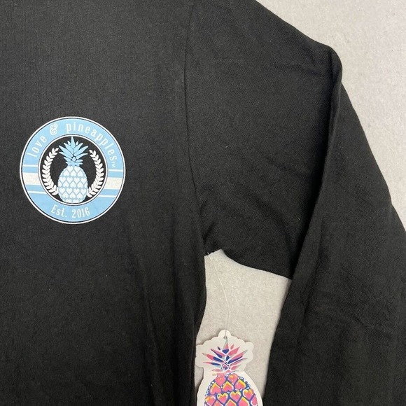 Love & Pineapples Lets Go Girls Tee Thrifted Vintage Style Size S - Picture 4 of 11